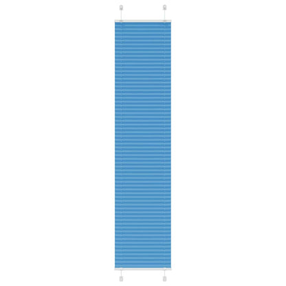 vidaXL Store plissé bleu 45x200 cm Largeur du tissu 44,4 cm Polyester