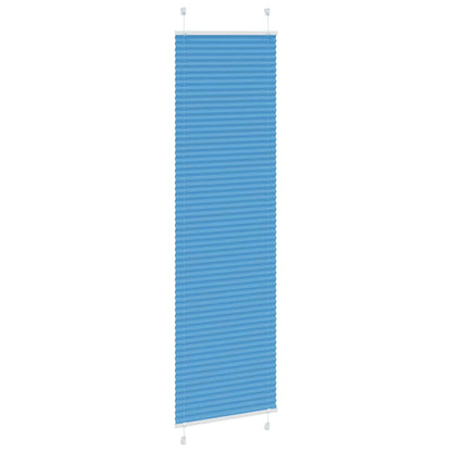 vidaXL Plissee Blau 55x200 cm Stoffbreite 54,4 cm Polyester