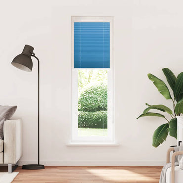 vidaXL Store plissé bleu 60x200 cm Largeur du tissu 59,4 cm Polyester