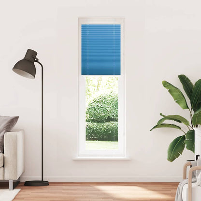 vidaXL Store plissé bleu 60x200 cm Largeur du tissu 59,4 cm Polyester