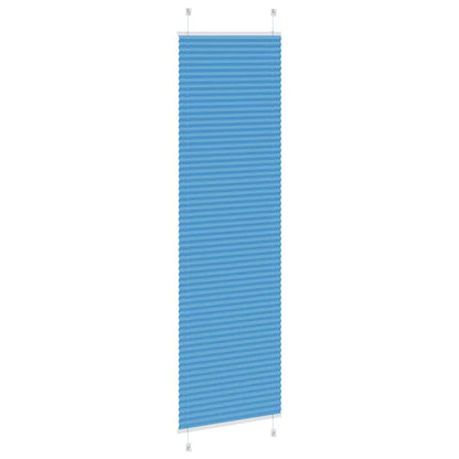 vidaXL Store plissé bleu 60x200 cm Largeur du tissu 59,4 cm Polyester