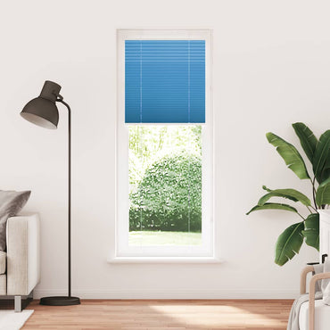 vidaXL Store plissé bleu 75x200 cm Largeur du tissu 74,4 cm Polyester