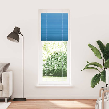 vidaXL Store plissé bleu 75x200 cm Largeur du tissu 74,4 cm Polyester