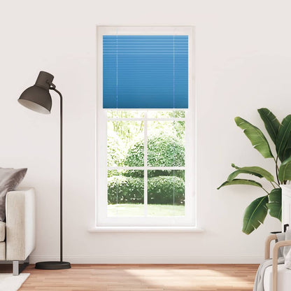 vidaXL Store plissé bleu 95x200 cm Largeur du tissu 94,4 cm Polyester