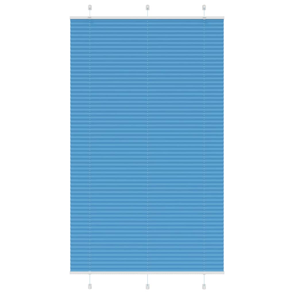 vidaXL Store plissé bleu 120x200 cm Largeur du tissu 119,4 cm Polyester