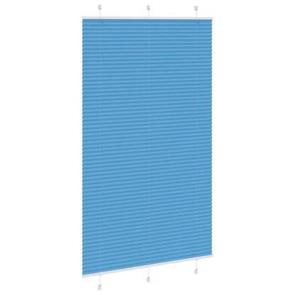 vidaXL Store plissé bleu 120x200 cm Largeur du tissu 119,4 cm Polyester