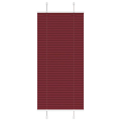 vidaXL Store plissé bordeaux 60x100 cm largeur du tissu 59,4 cm polyester
