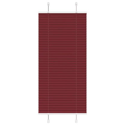vidaXL Store plissé bordeaux 65x100 cm Largeur tissu 64,4 cm Polyester