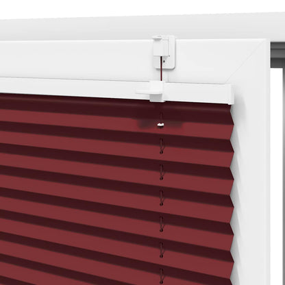 vidaXL Store plissé bordeaux 65x100 cm Largeur tissu 64,4 cm Polyester