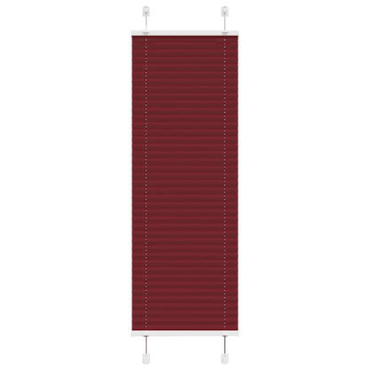 vidaXL Plissee Bordeauxrot 45x150 cm Stoffbreite 44,4 cm Polyester