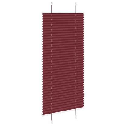 vidaXL Plissee Bordeauxrot 55x150 cm Stoffbreite 54,4 cm Polyester