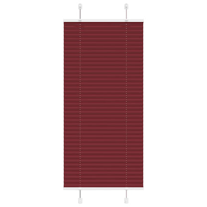 vidaXL Plissee Bordeauxrot 60x150 cm Stoffbreite 59,4 cm Polyester