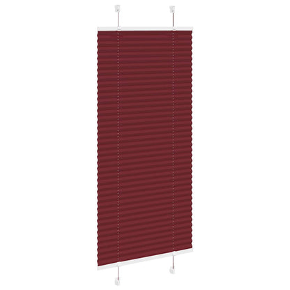 vidaXL Plissee Bordeauxrot 60x150 cm Stoffbreite 59,4 cm Polyester