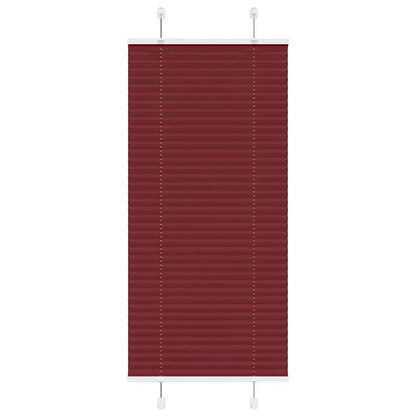 vidaXL Plissee Bordeauxrot 65x150 cm Stoffbreite 64,4 cm Polyester