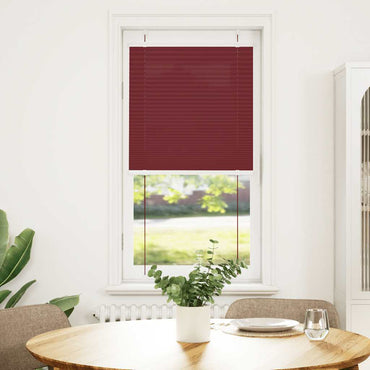 vidaXL Plissee Bordeauxrot 65x150 cm Stoffbreite 64,4 cm Polyester