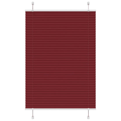 vidaXL Store plissé bordeaux 95x150 cm Largeur du tissu 94,4 cm Polyester