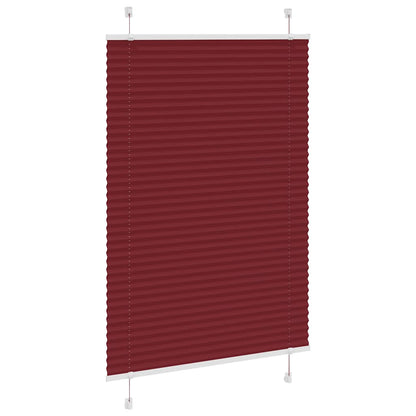 vidaXL Store plissé bordeaux 95x150 cm Largeur du tissu 94,4 cm Polyester