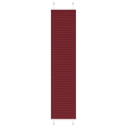vidaXL Store plissé bordeaux 50x200 cm Largeur du tissu 49,4 cm Polyester