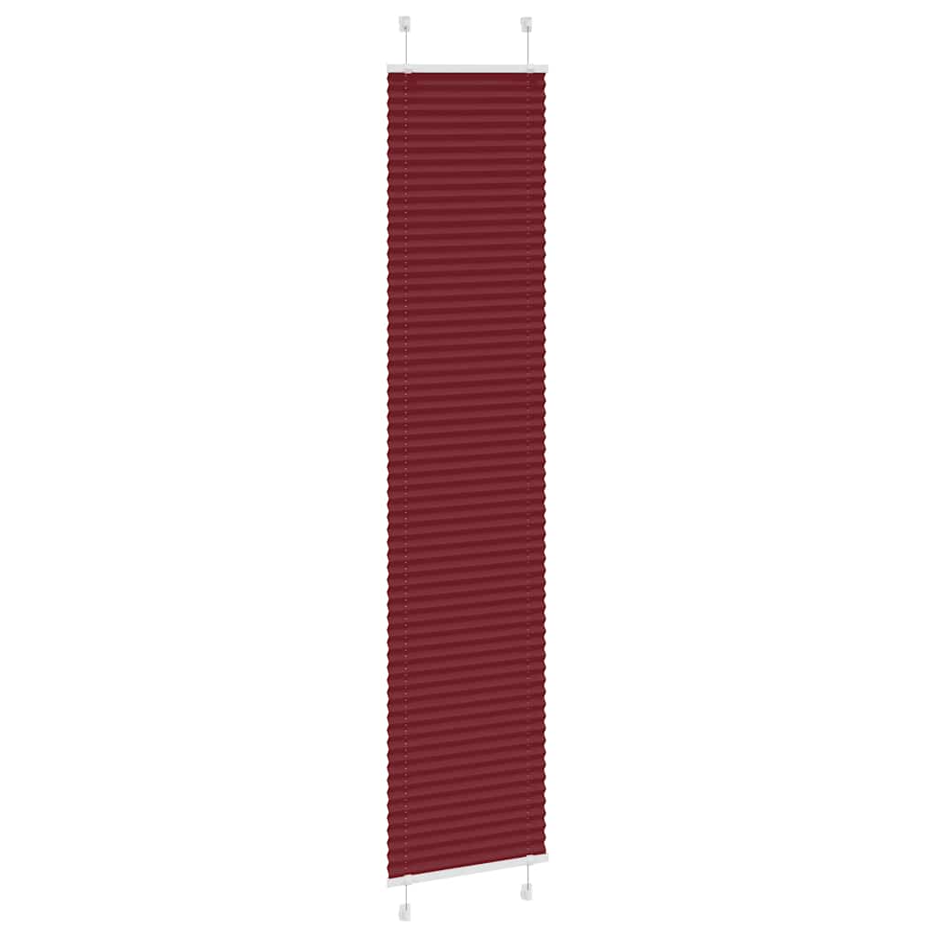vidaXL Store plissé bordeaux 50x200 cm Largeur du tissu 49,4 cm Polyester