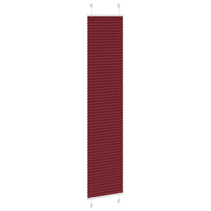 vidaXL Store plissé bordeaux 50x200 cm Largeur du tissu 49,4 cm Polyester