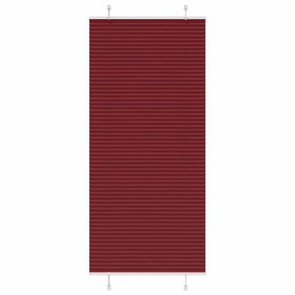 vidaXL Store plissé bordeaux 85x200 cm Largeur du tissu 84,4 cm Polyester
