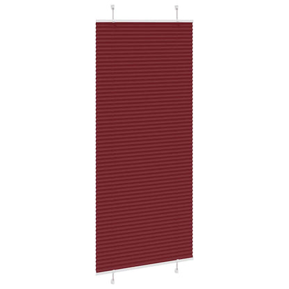 vidaXL Store plissé bordeaux 85x200 cm Largeur du tissu 84,4 cm Polyester
