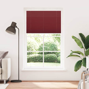 vidaXL Store plissé bordeaux 115x200 cm largeur tissu 114,4 cm polyester