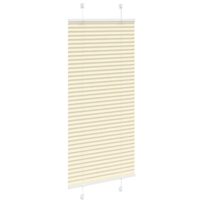 vidaXL Plissee Creme 55x100 cm Stoffbreite 54,4 cm Polyester