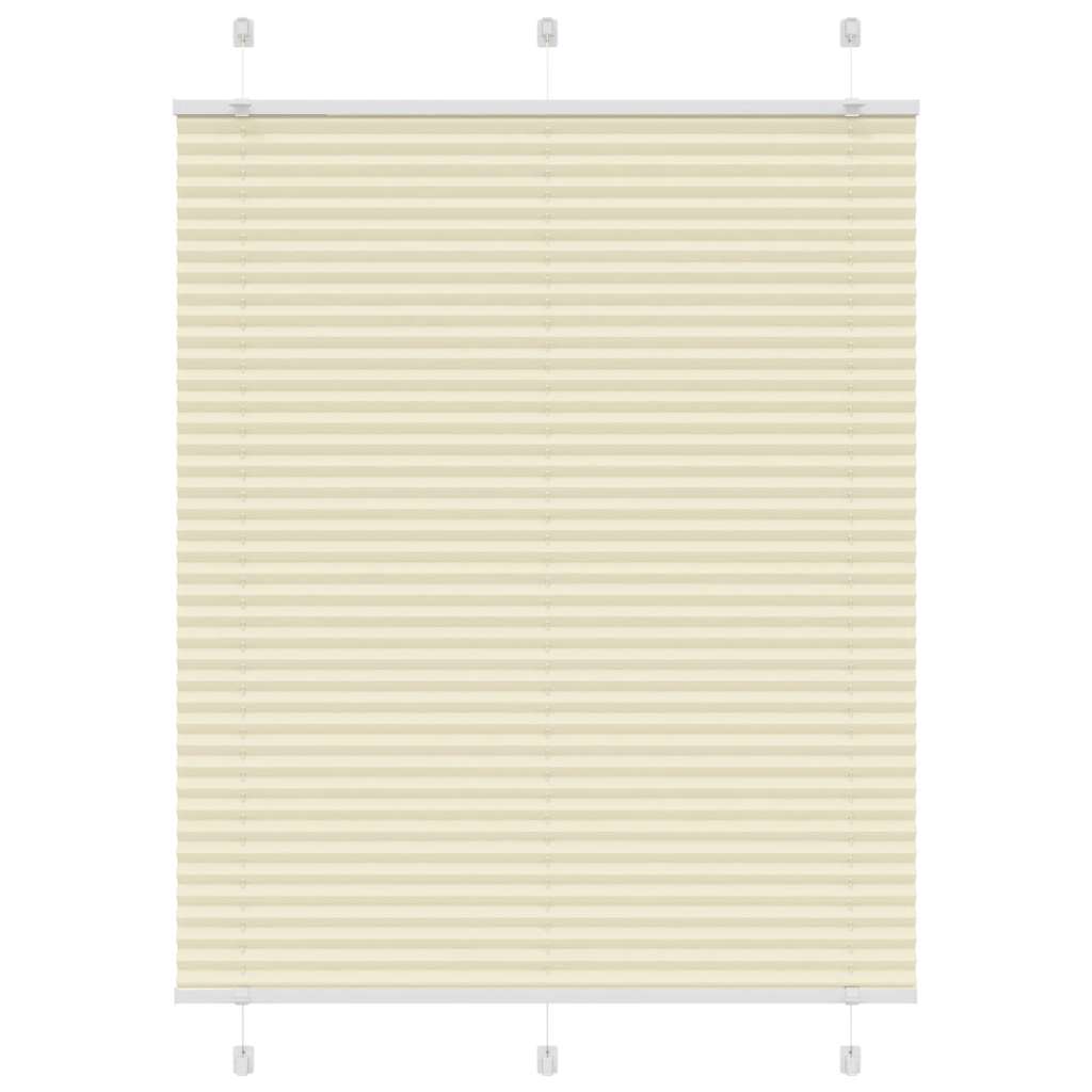 Plissee Creme 105x100 cm Stoffbreite 104,4 cm Polyester