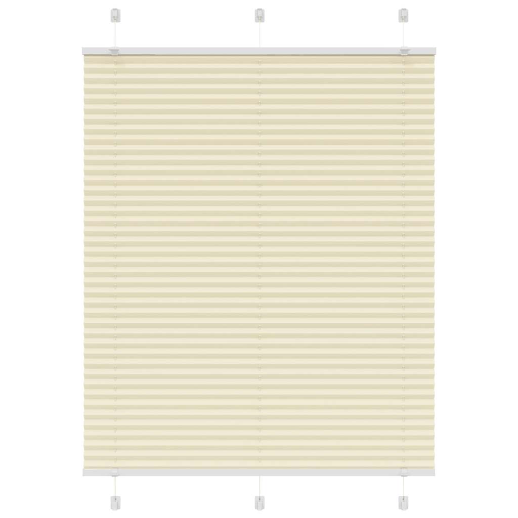Plissee Creme 110x100 cm Stoffbreite 109,4 cm Polyester