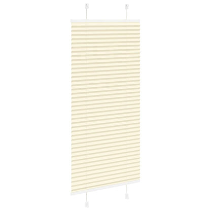 vidaXL Store plissé crème 60x150 cm Largeur tissu 59,4 cm Polyester