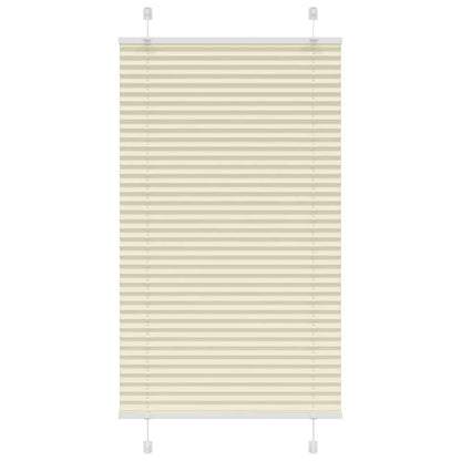 vidaXL Plissee Creme 70x150 cm Stoffbreite 69,4 cm Polyester
