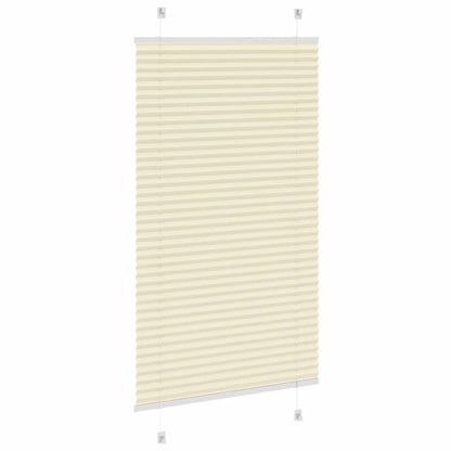 vidaXL Plissee Creme 70x150 cm Stoffbreite 69,4 cm Polyester