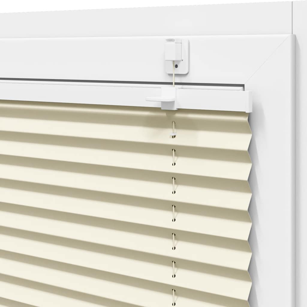 vidaXL Plissee Creme 70x150 cm Stoffbreite 69,4 cm Polyester