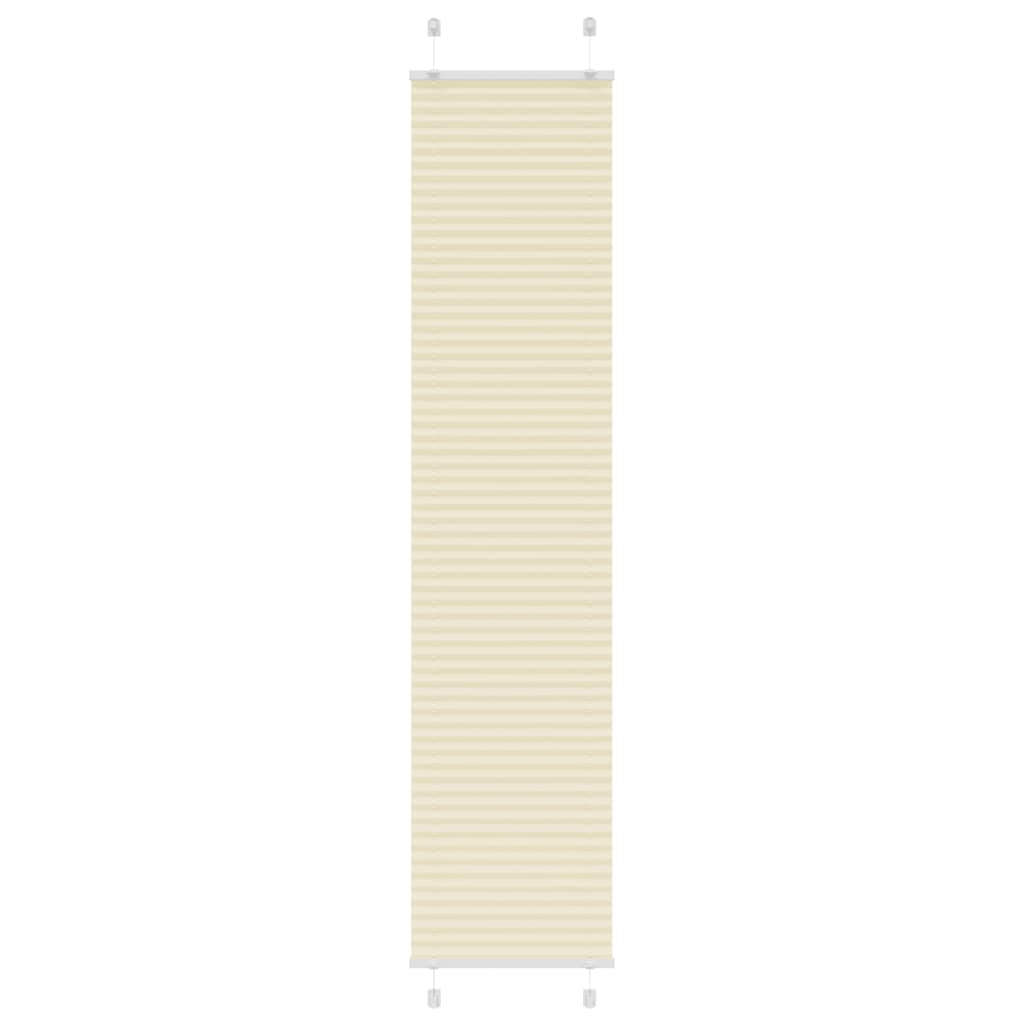 Plissee Creme 40x200 cm Stoffbreite 39,4 cm Polyester