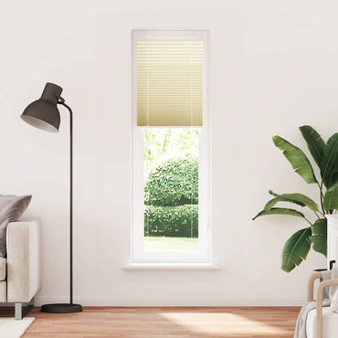 vidaXL Store plissé crème 55x200 cm Largeur du tissu 54,4 cm Polyester