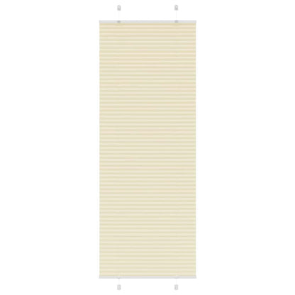 Plissee Creme 80x200 cm Stoffbreite 79,4 cm Polyester