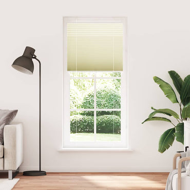 vidaXL Plissee Creme 100x200 cm Stoffbreite 99,4 cm Polyester