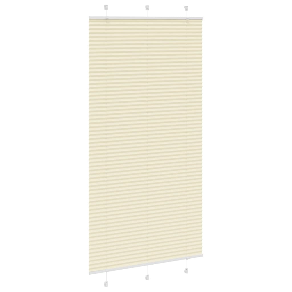 Plissee Creme 105x200 cm Stoffbreite 104,4 cm Polyester