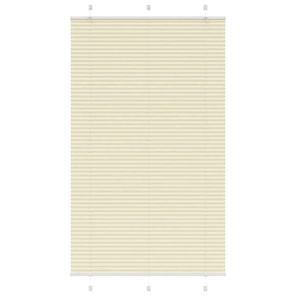 vidaXL Plissee Creme 120x200 cm Stoffbreite 119,4 cm Polyester