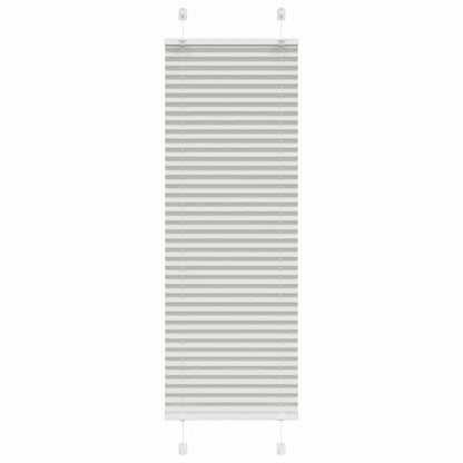 vidaXL Plissee Hellgrau 50x100 cm Stoffbreite 49,4 cm Polyester