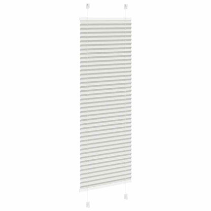 vidaXL Plissee Hellgrau 50x100 cm Stoffbreite 49,4 cm Polyester