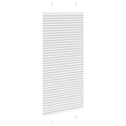 vidaXL Plissee Hellgrau 55x100 cm Stoffbreite 54,4 cm Polyester