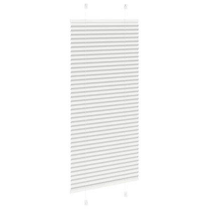 vidaXL Plissee Hellgrau 60x100 cm Stoffbreite 59,4 cm Polyester