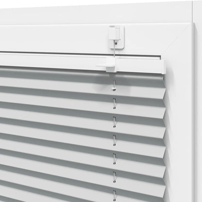 vidaXL Plissee Hellgrau 70x100 cm Stoffbreite 69,4 cm Polyester