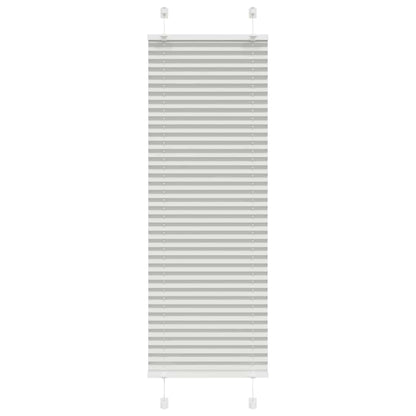 vidaXL Plissee Hellgrau 50x150 cm Stoffbreite 49,4 cm Polyester