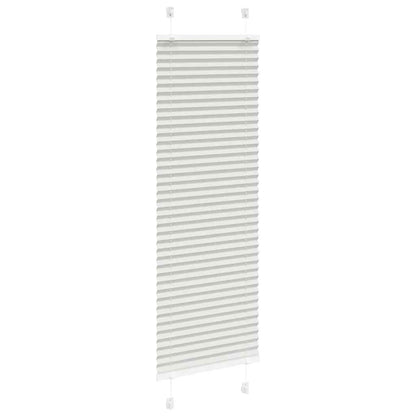 vidaXL Plissee Hellgrau 50x150 cm Stoffbreite 49,4 cm Polyester
