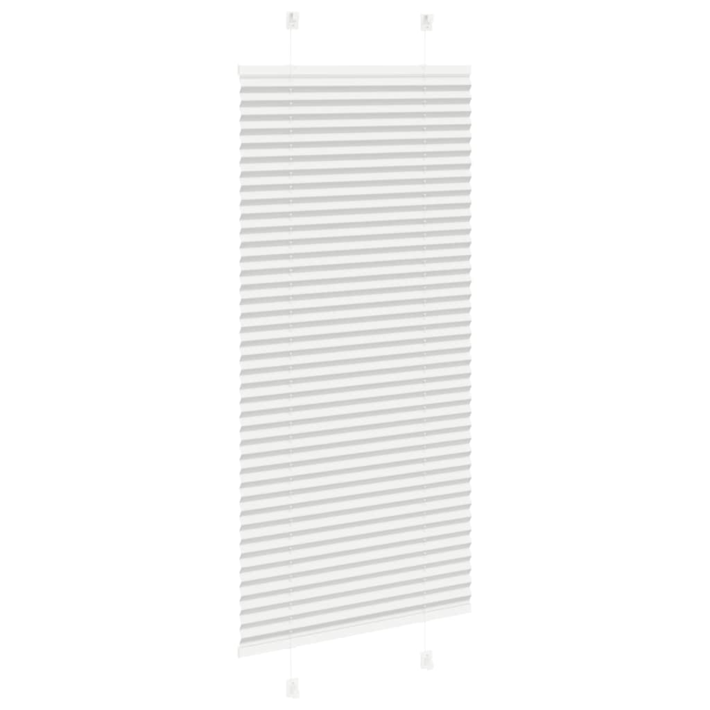 vidaXL Store plissé gris clair 55x150 cm Largeur du tissu 54,4 cm Polyester
