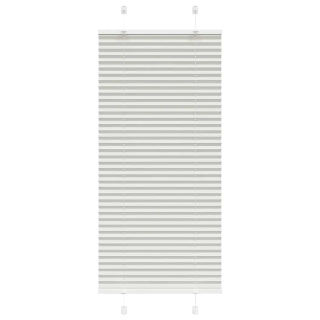vidaXL Plissee Hellgrau 60x150 cm Stoffbreite 59,4 cm Polyester