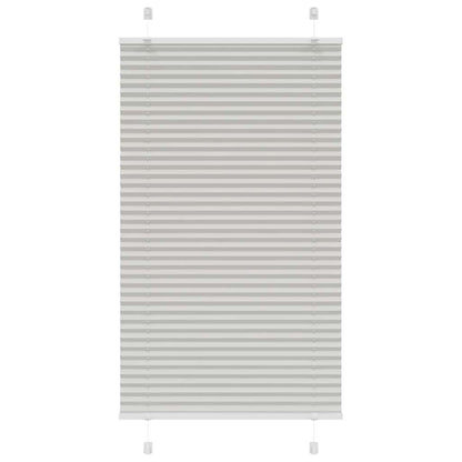 vidaXL Plissee Hellgrau 70x150 cm Stoffbreite 69,4 cm Polyester
